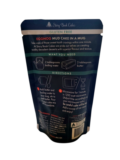 Christmas - Limited Edition - Gluten Free, Egg Free - Story Book Cakes - Eggnog Mud Cake - In a Mug (75g)