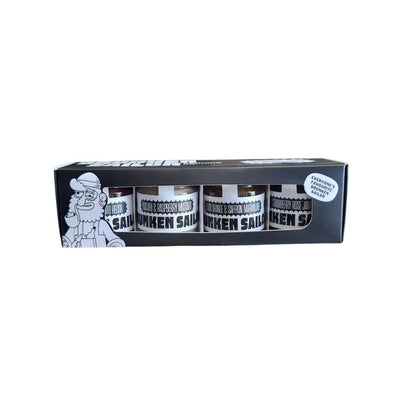 Drunken Sailor - Gourmet Mixed Jam and Relish Mini Taster Gift Pack (4 x 40g Sampler) - Gluten Free, Dairy Free, Vegan