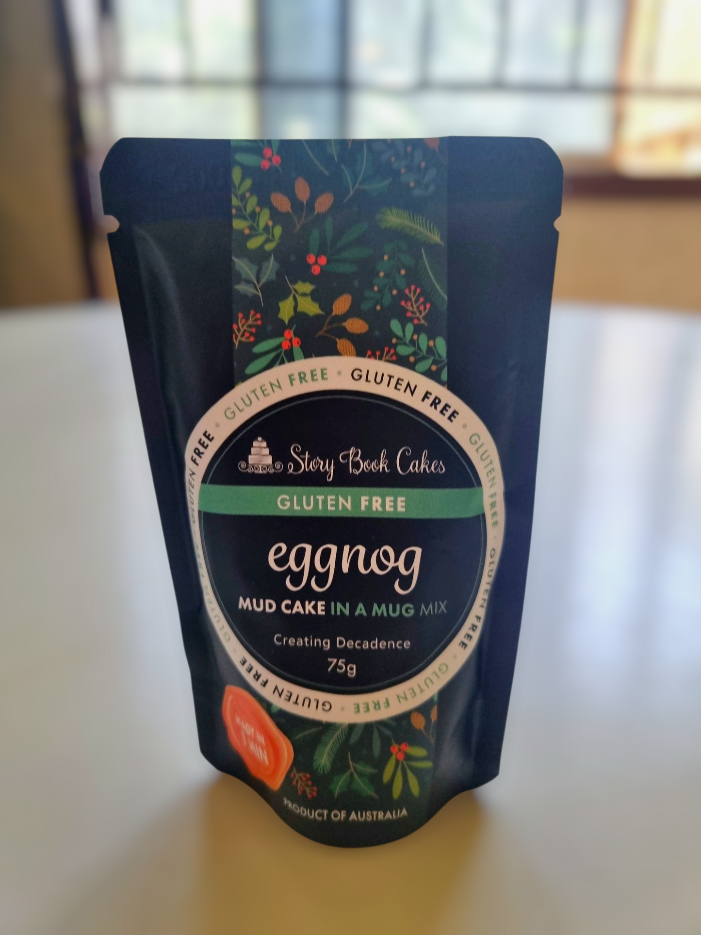 Christmas - Limited Edition - Gluten Free, Egg Free - Story Book Cakes - Eggnog Mud Cake - In a Mug (75g)