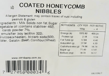 COATED HONEYCOMB NIBBLES